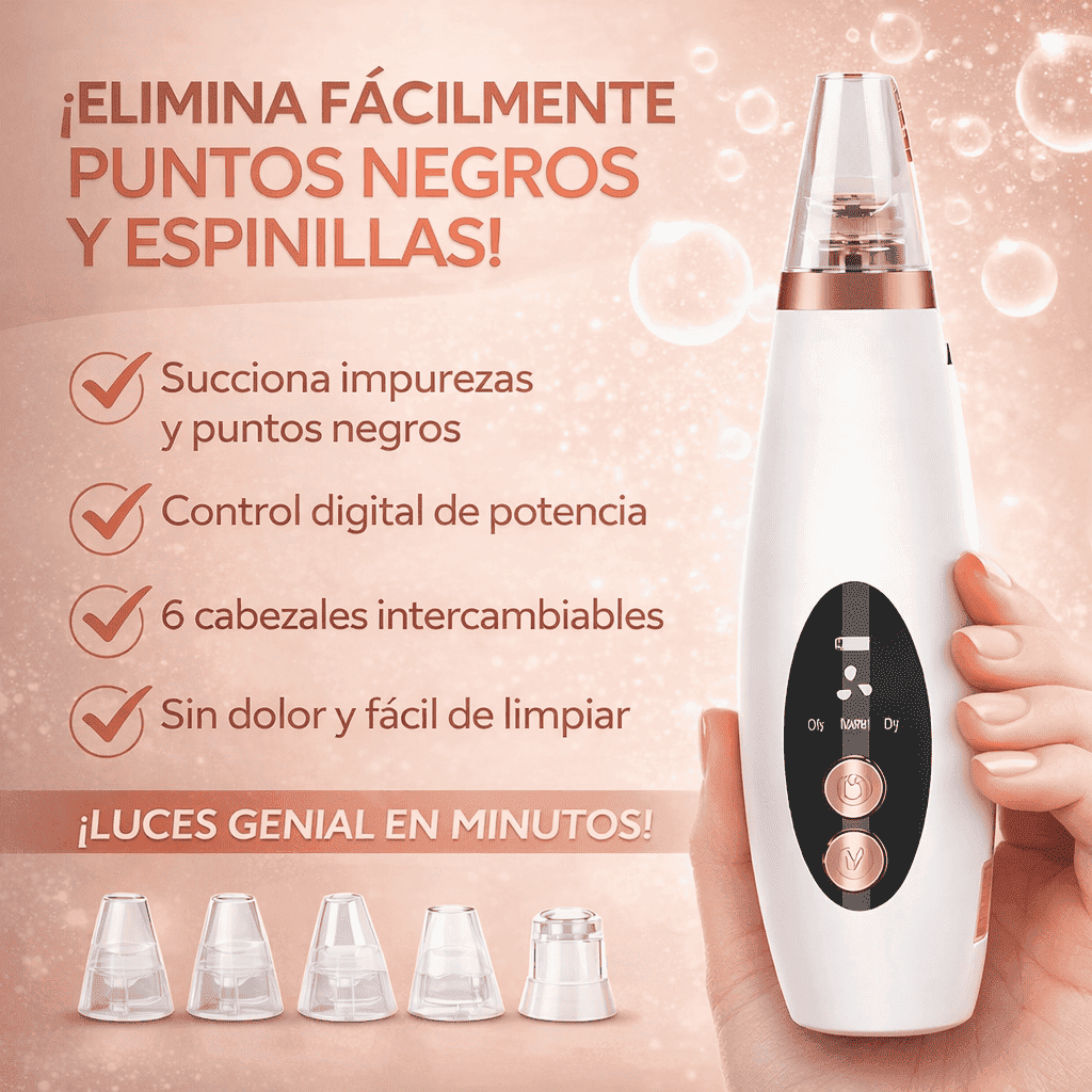 REMOVEDOR DE PUNTOS NEGROS Y ESPINILLAS POROCLEAN™ + Envío Gratis